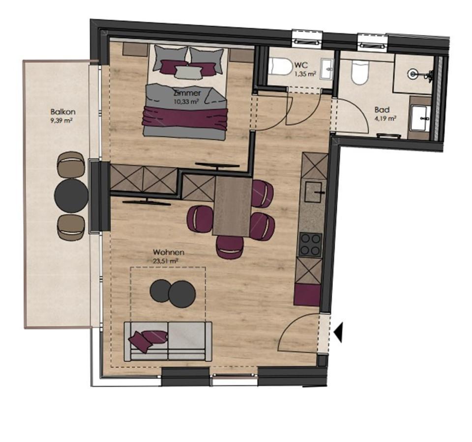 Fp Appartements By We Rent, Summercard Included 卡普伦 外观 照片